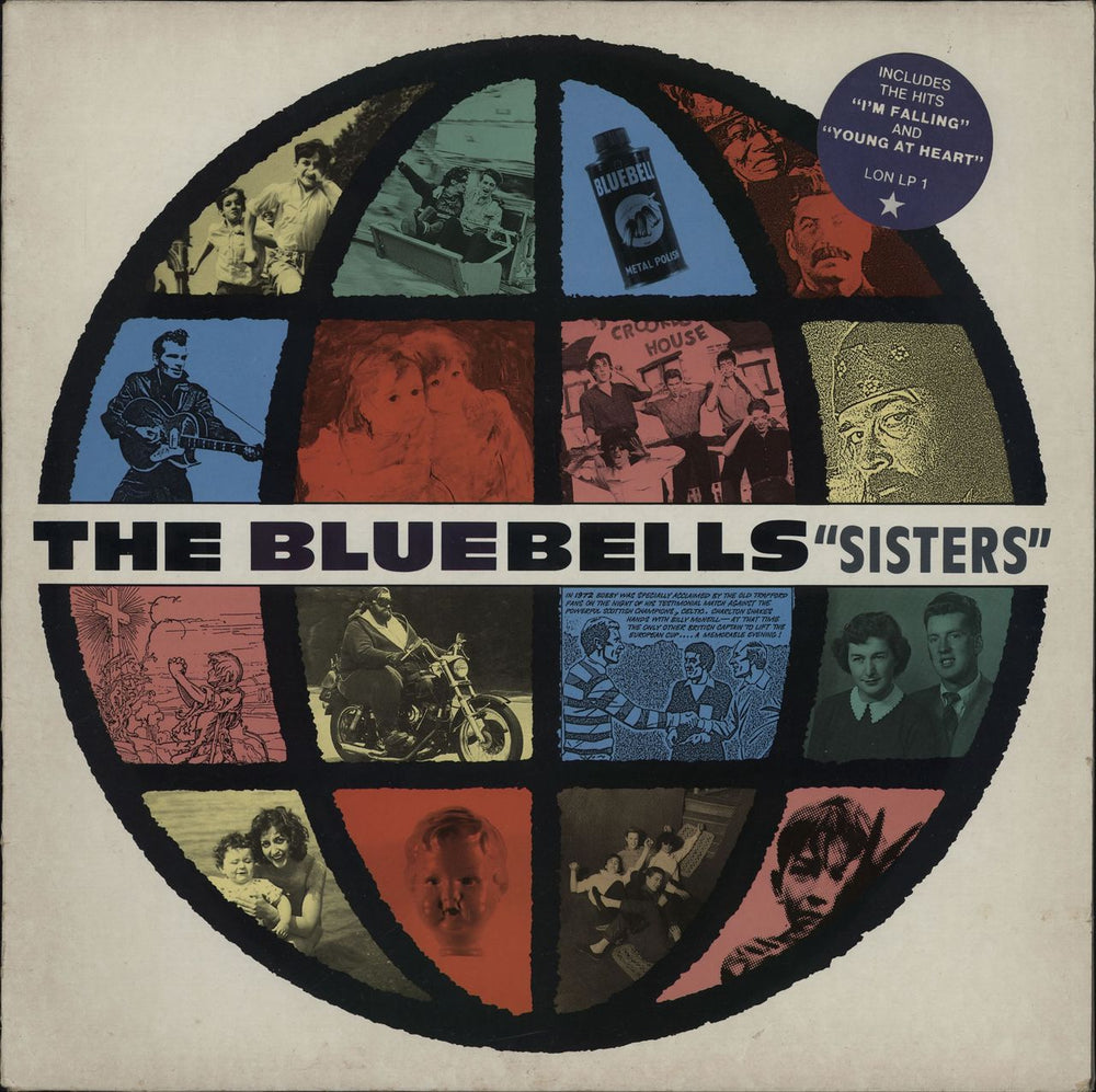 The Bluebells Sisters - Hype Sticker UK vinyl LP album (LP record) LONLP1