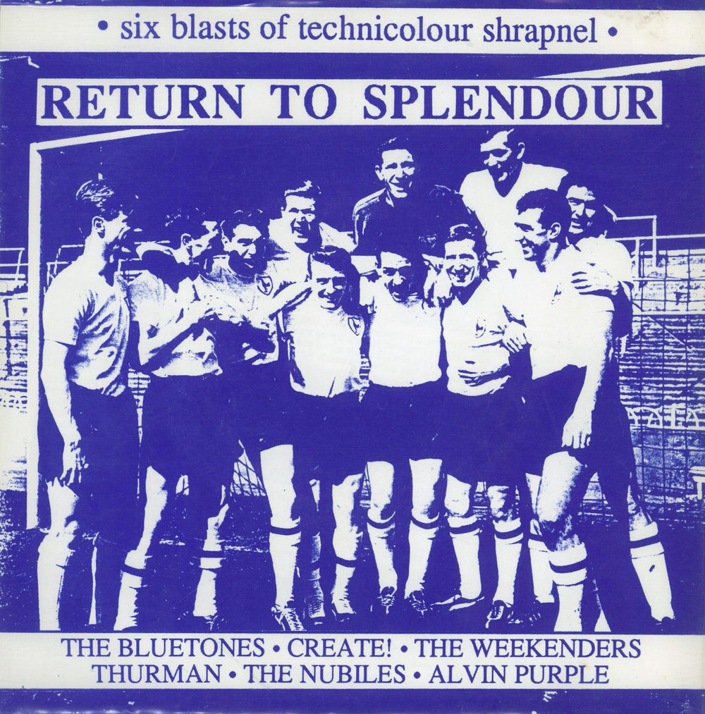 The Bluetones Return To Splendour EP - Autographed UK 7" vinyl single (7 inch record / 45) NING03