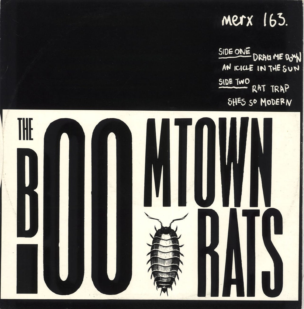 The Boomtown Rats Drag Me Down - 4-track UK 12" vinyl single (12 inch record / Maxi-single)