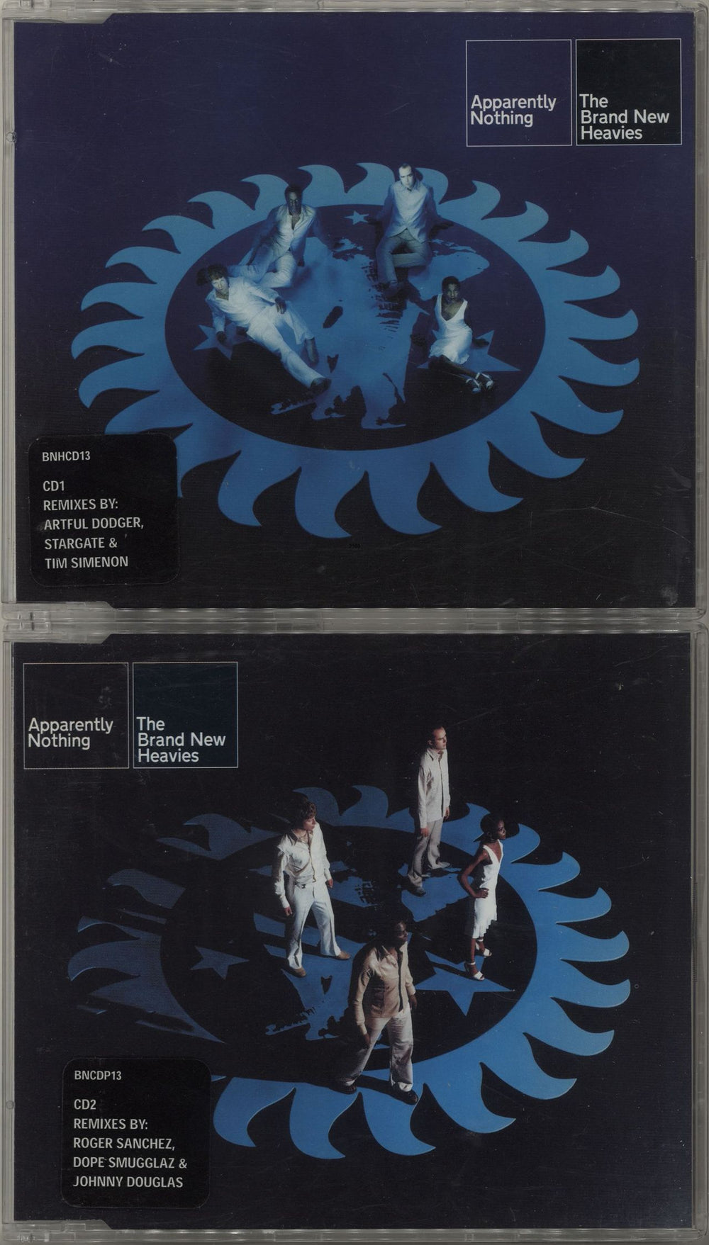 The Brand New Heavies Apparently Nothing UK 2-CD single set (Double CD single) BNHCD/CDP13