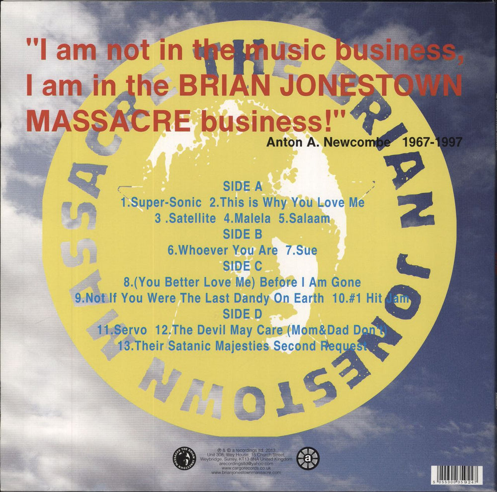 The Brian Jonestown Massacre Give It Back - 180 Gram Vinyl UK 2-LP vinyl record set (Double LP Album) 5055300359247