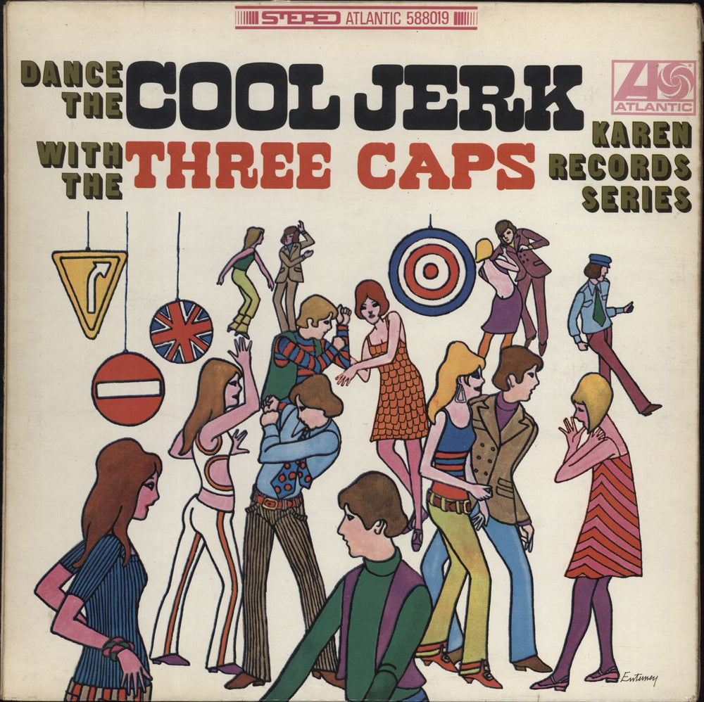 The Capitols Dance The Cool Jerk With The Three Caps UK vinyl LP album (LP record) 588019