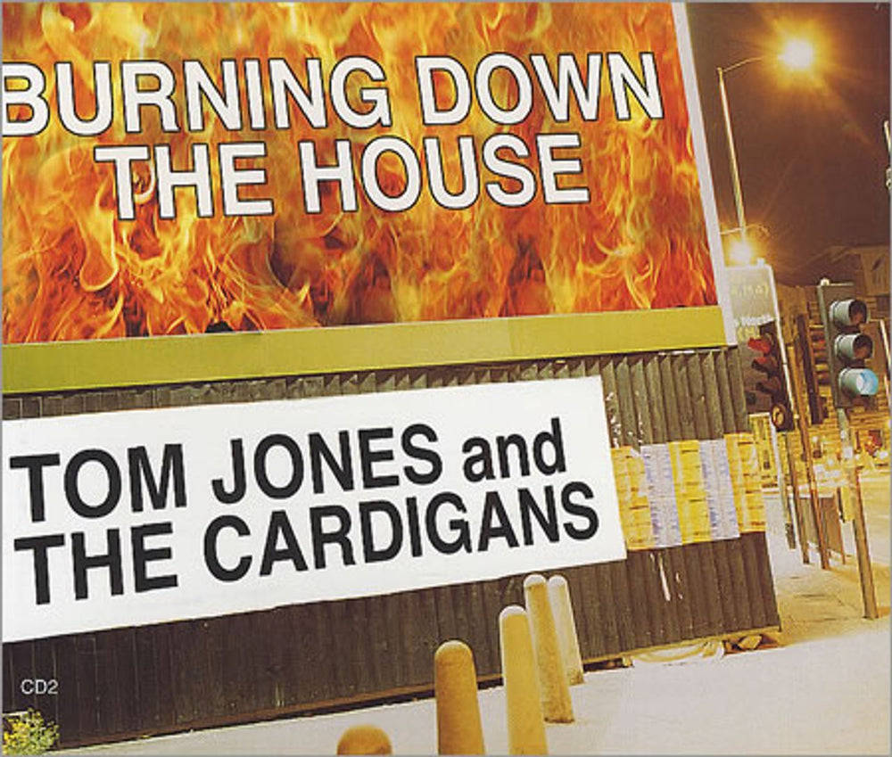 The Cardigans Burning Down The House UK CD single (CD5 / 5") CXGUT26