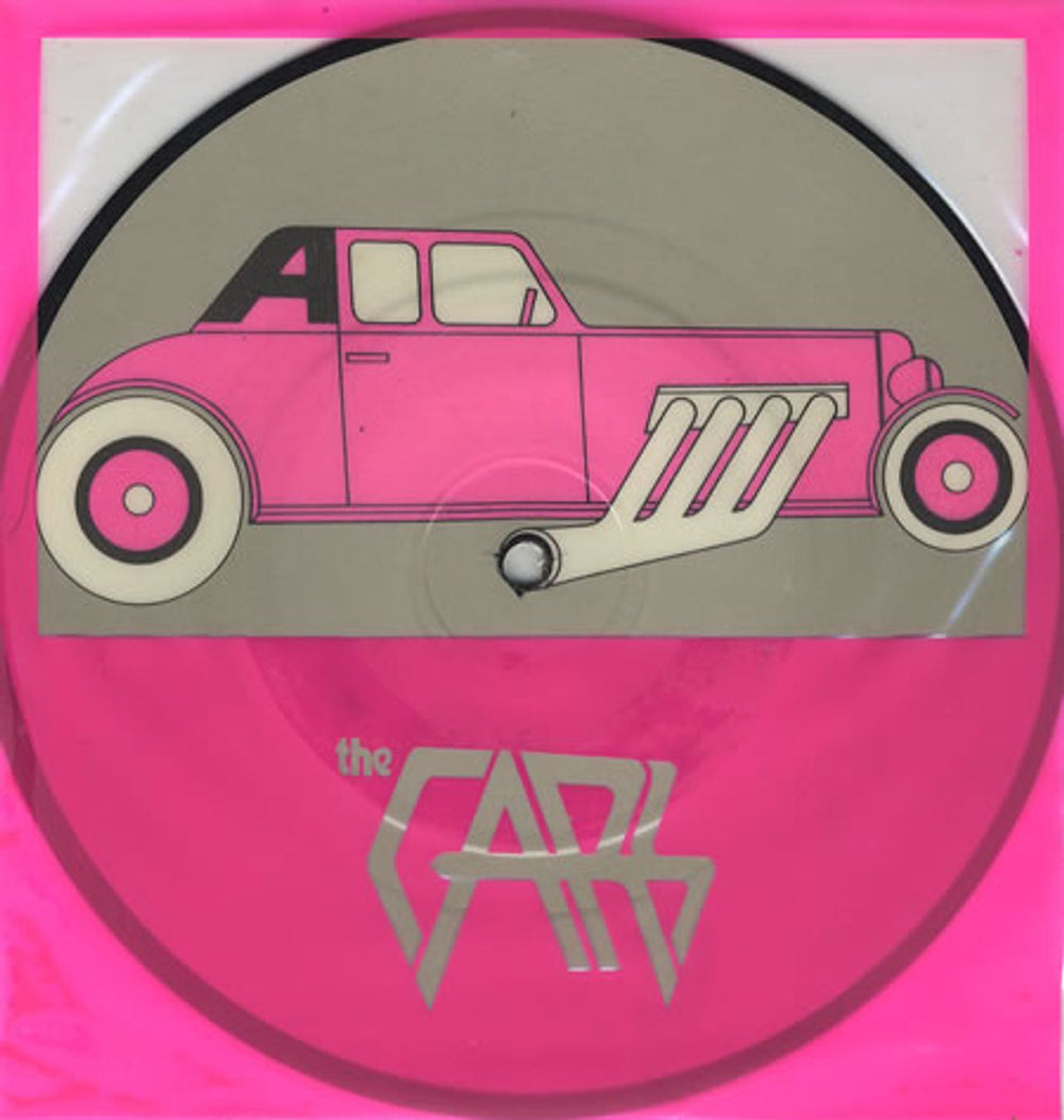 The Cars Shake It Up - Pink Car & Sleeve UK 7" vinyl picture disc (7 inch picture disc single) K12583P