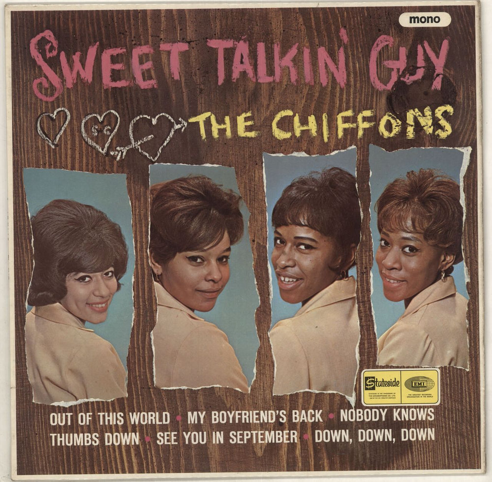 The Chiffons Sweet Talkin' Guy UK vinyl LP album (LP record) SL10190