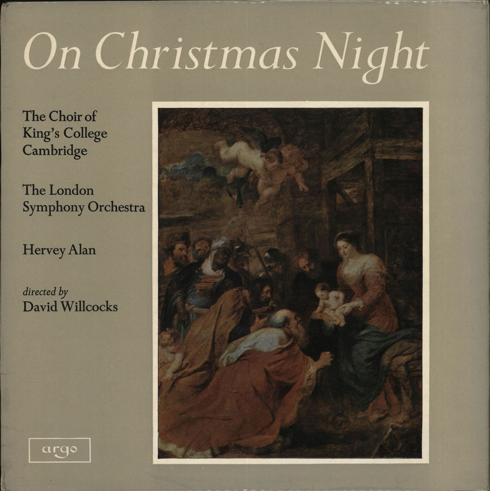 The Choir Of King's College, Cambridge On Christmas Night UK vinyl LP album (LP record) ZRG5333