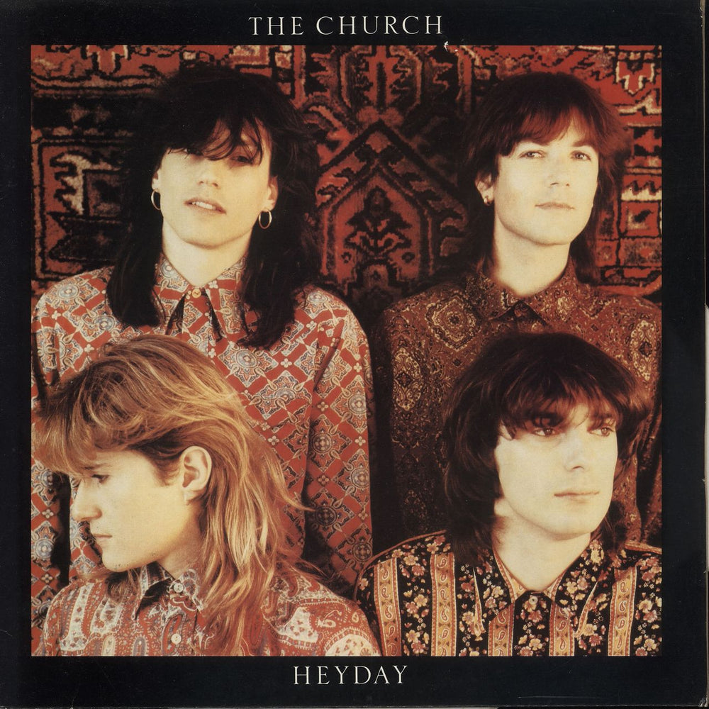 The Church Heyday + lyric inner UK vinyl LP album (LP record) EMC3508