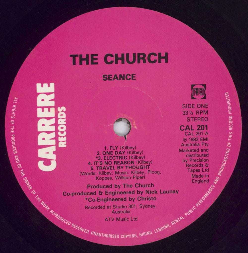 The Church Seance - 2nd UK vinyl LP album (LP record) CHULPSE821751