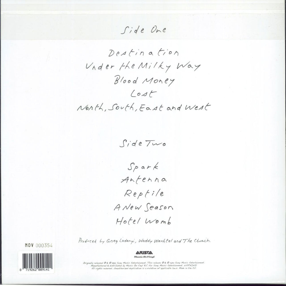 The Church Starfish - 180 Gram White Vinyl - Numbered UK vinyl LP album (LP record) 8719262009141