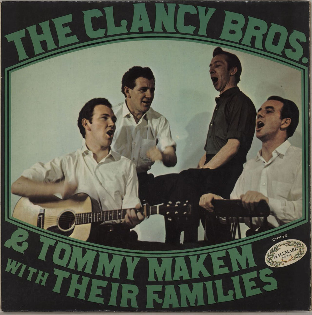 The Clancy Brothers & Tommy Makem With Their Families UK vinyl LP album (LP record) CHM630