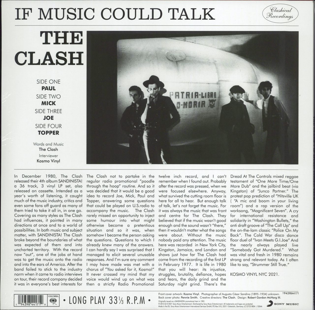 The Clash If Music Could Talk RSD 2021 Sealed UK 2-LP vinyl set — 