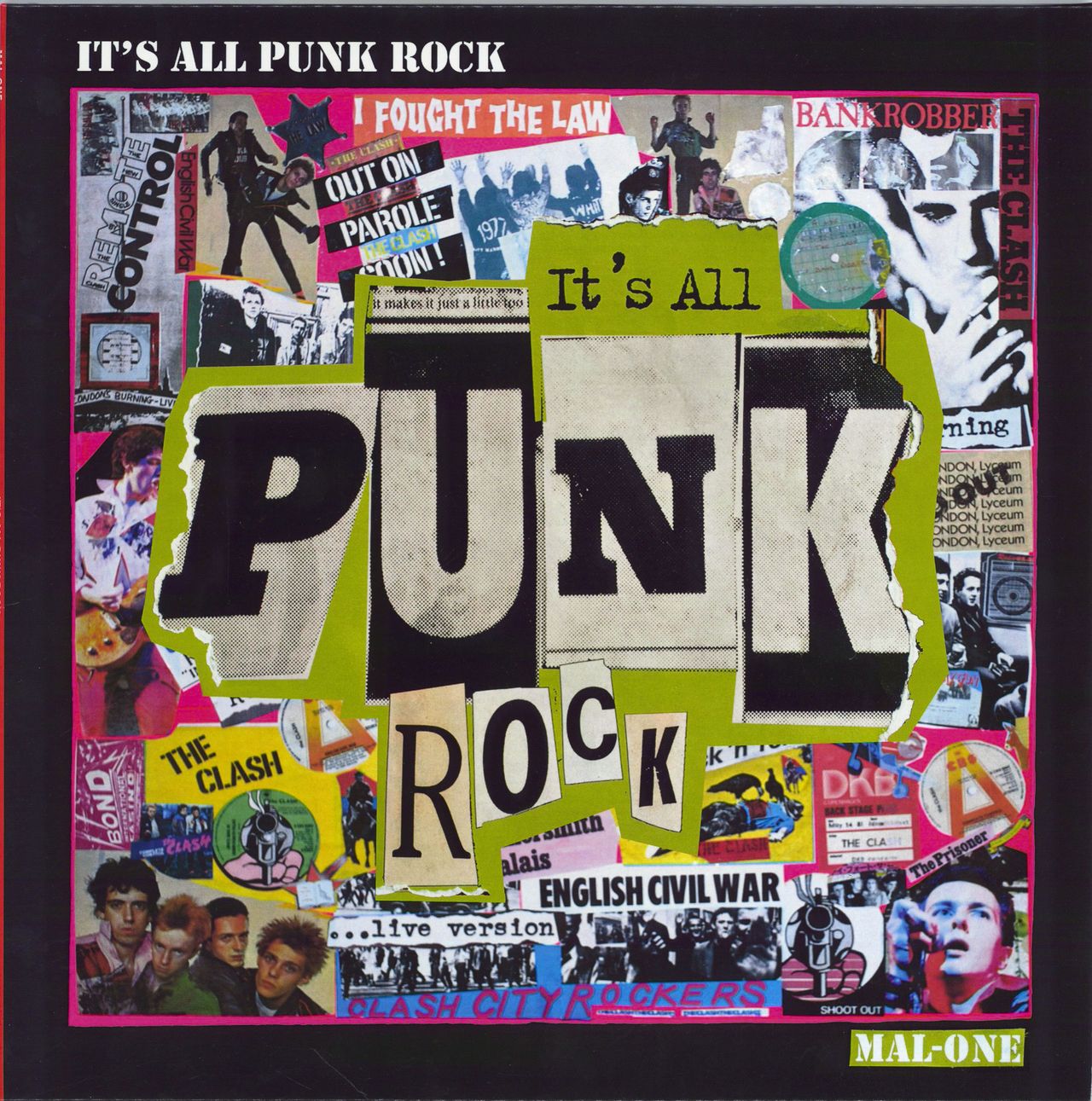 The Clash It's All Punk Rock + 7" - Limited Edition CLASH sleeve UK vinyl LP album (LP record) MAL-ONELP001