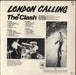 The Clash London Calling + Inners UK 2-LP vinyl record set (Double LP Album)