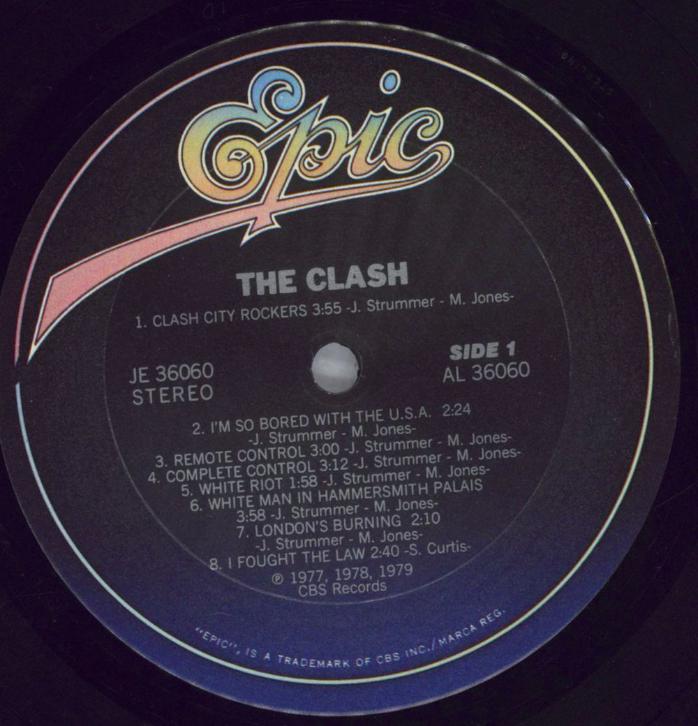 The Clash The Clash + 7" US vinyl LP album (LP record) CSHLPTH825219