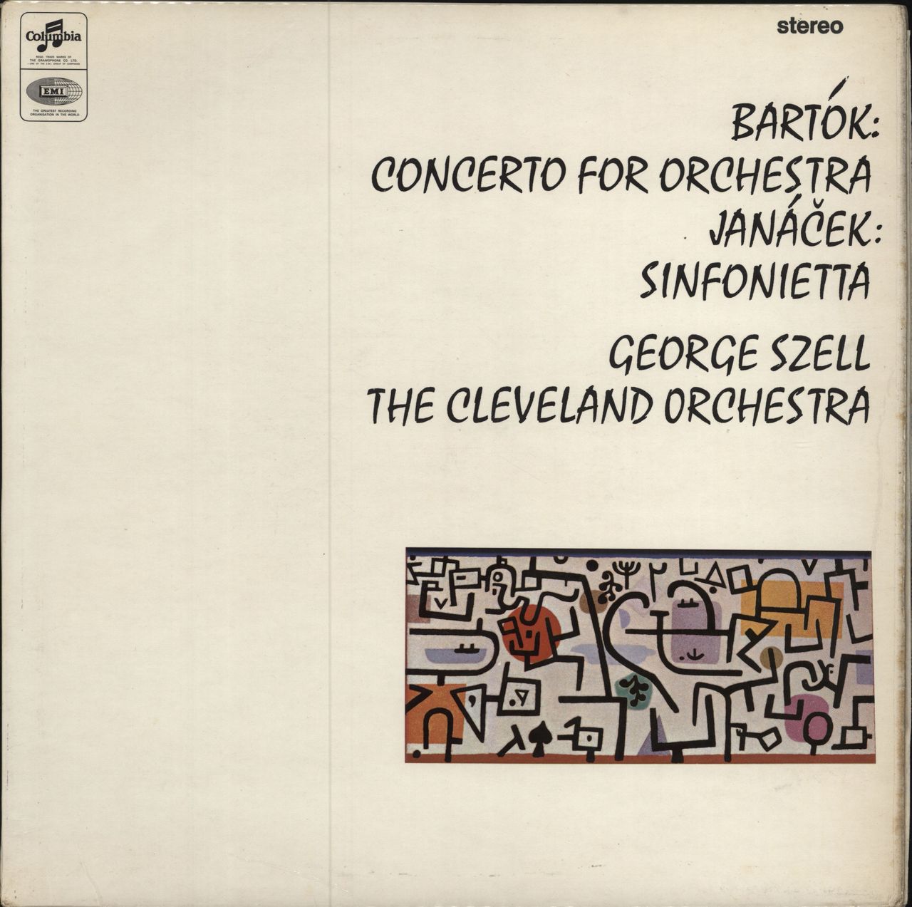 The Cleveland Orchestra Bartók: Concerto For Orchestra / Janácek: Sinfonietta UK vinyl LP album (LP record) SAX5263