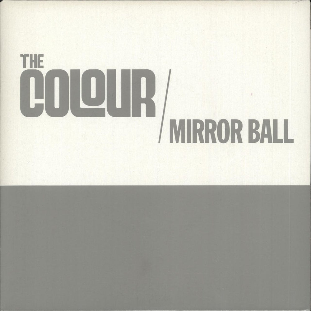 The Colour Mirror Ball - White Vinyl UK 7" vinyl single (7 inch record / 45) MMC0012