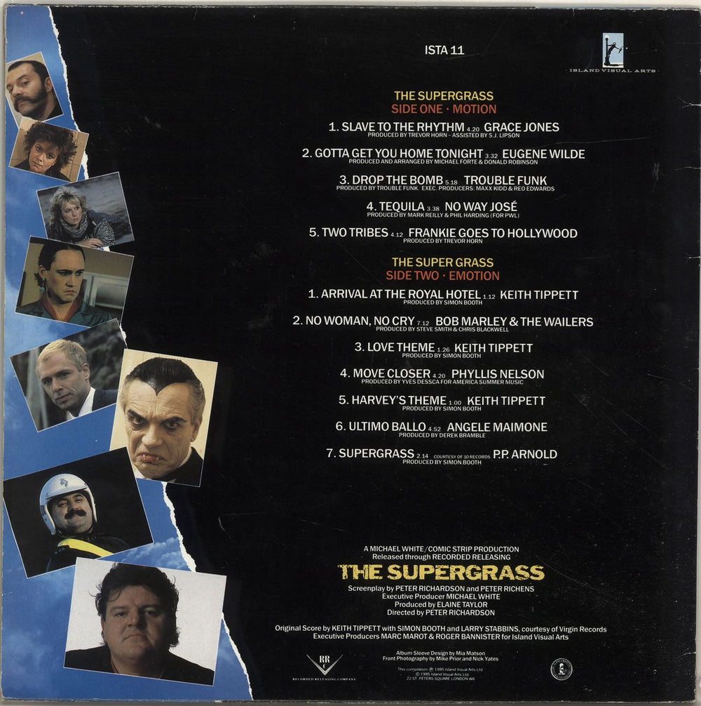 The Comic Strip The Supergrass Soundtrack UK vinyl LP album (LP record)