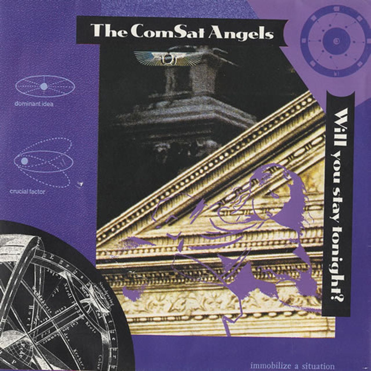 The Comsat Angels Will You Stay Tonight UK 7" vinyl single (7 inch record / 45) JIVE46