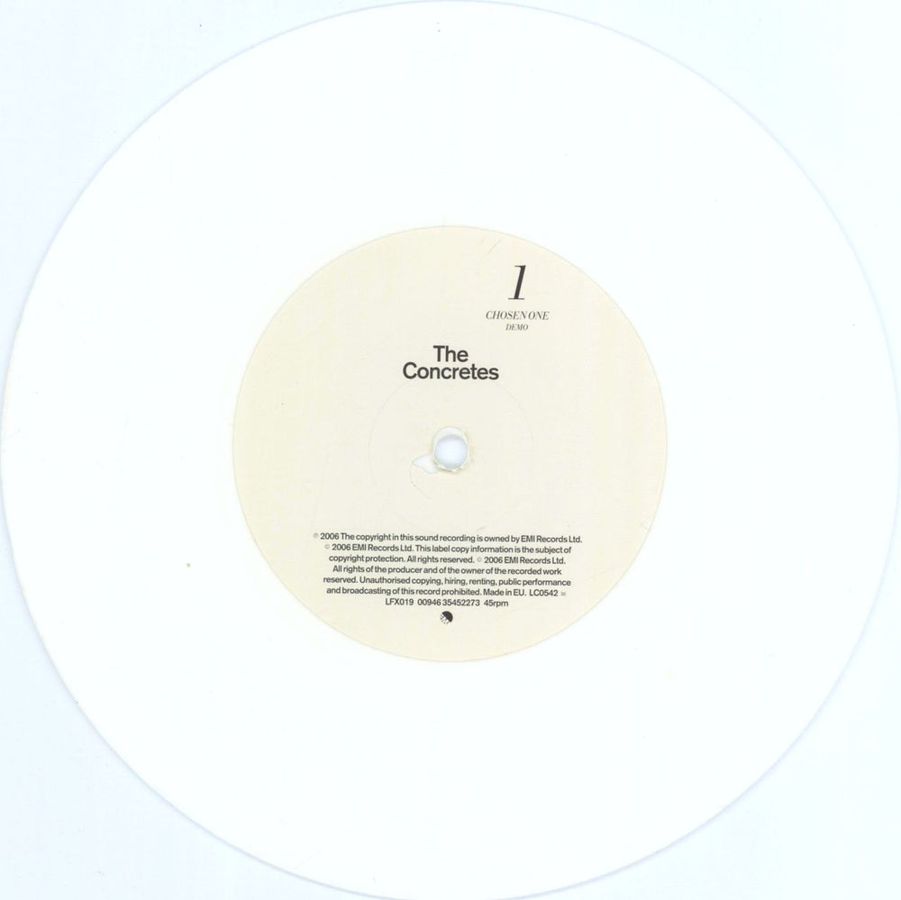 The Concretes Chosen One - Both 7"s UK 7" vinyl single (7 inch record / 45)