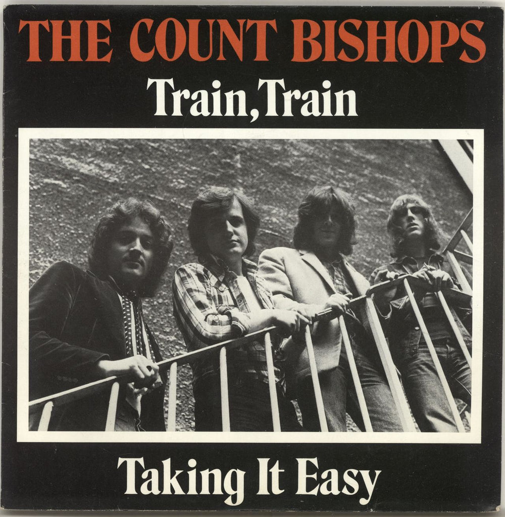 The Count Bishops Train Train UK 7" vinyl single (7 inch record / 45) S5