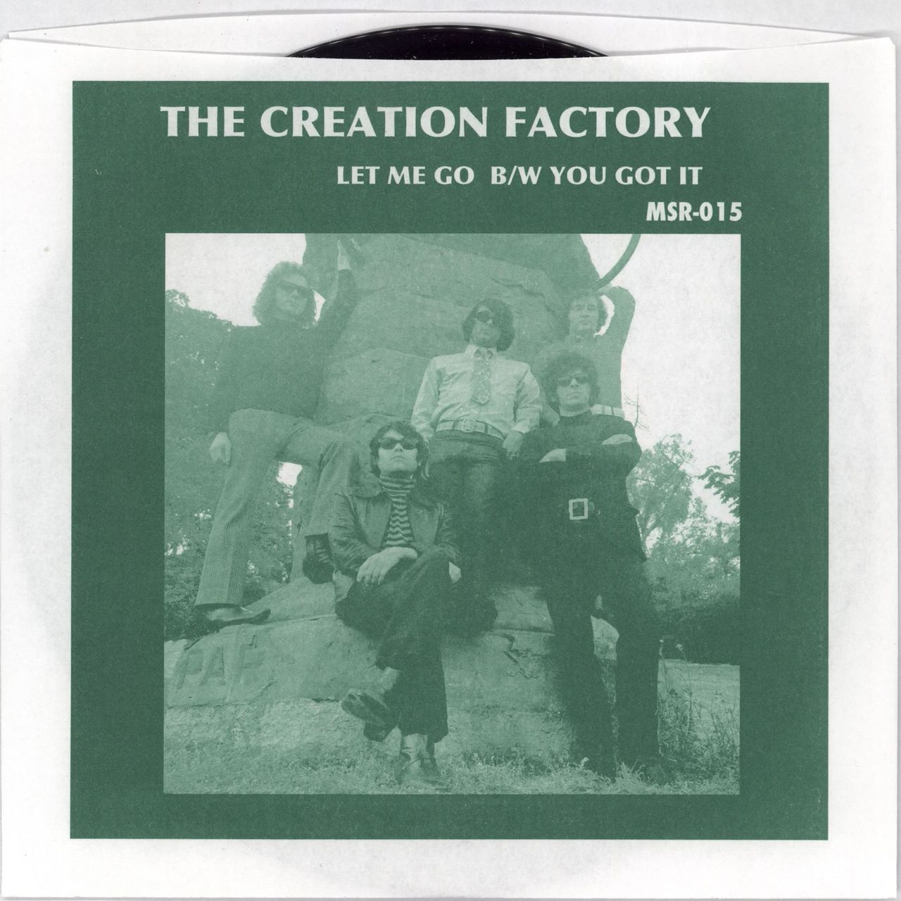 The Creation Factory Let Me Go - Numbered US 7" vinyl single (7 inch record / 45) MSR-015