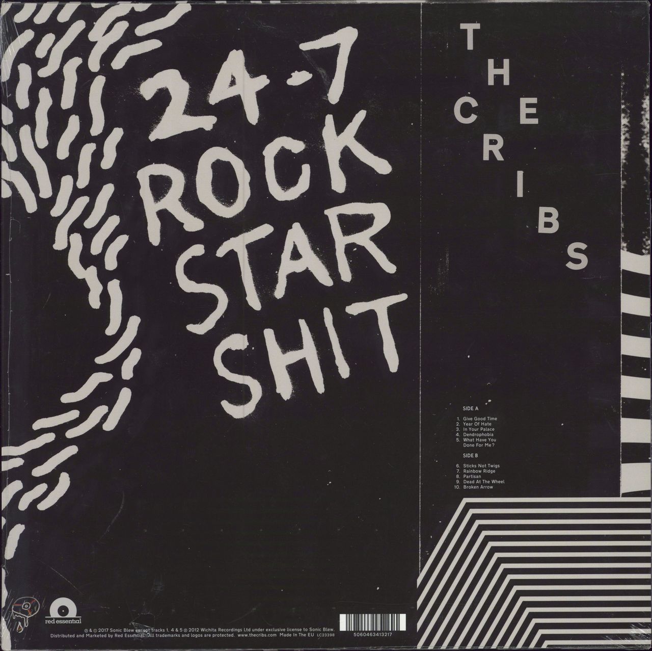 The Cribs 24 7 Rock Star Shit Open shrink UK Vinyl LP