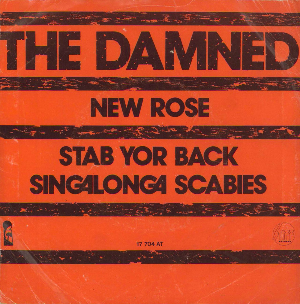 The Damned New Rose - VG Dutch 7" vinyl single (7 inch record / 45)