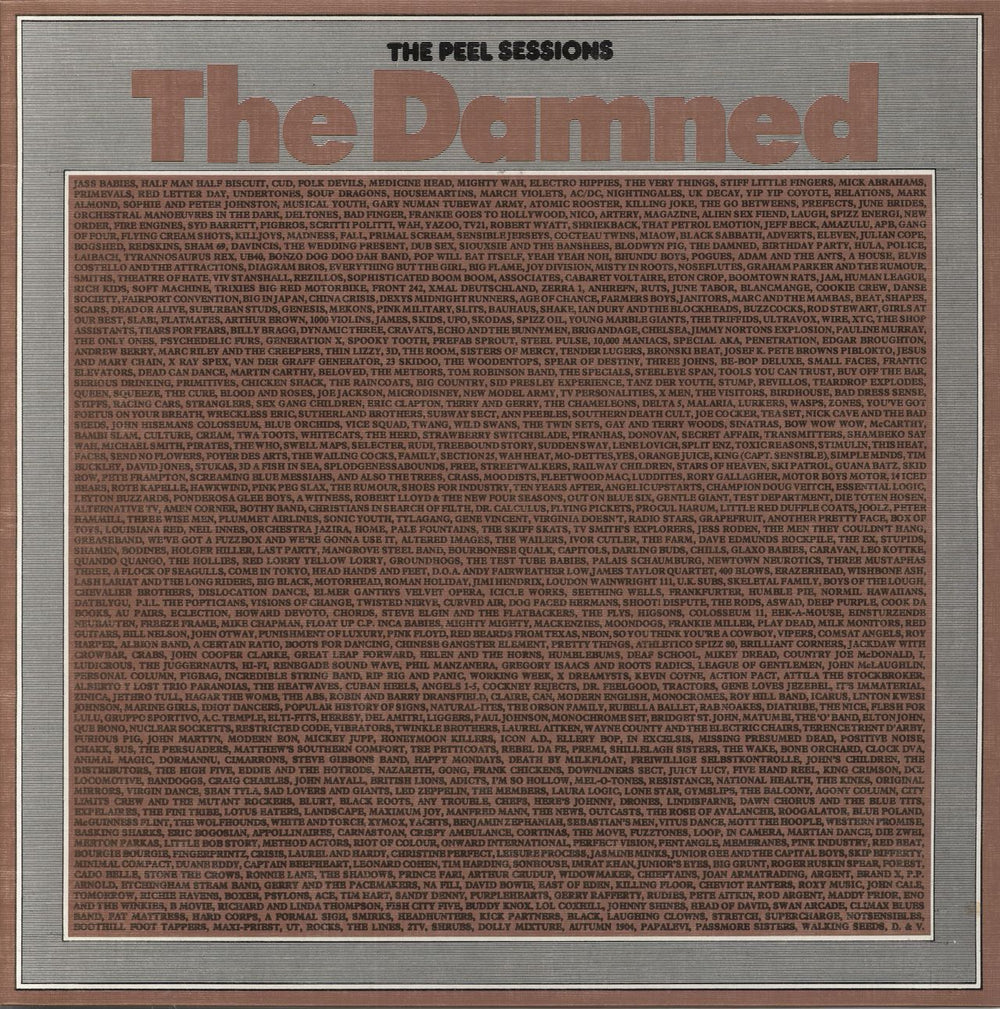 The Damned The Peel Sessions - EX UK 12" vinyl single (12 inch record / Maxi-single) SFPS040