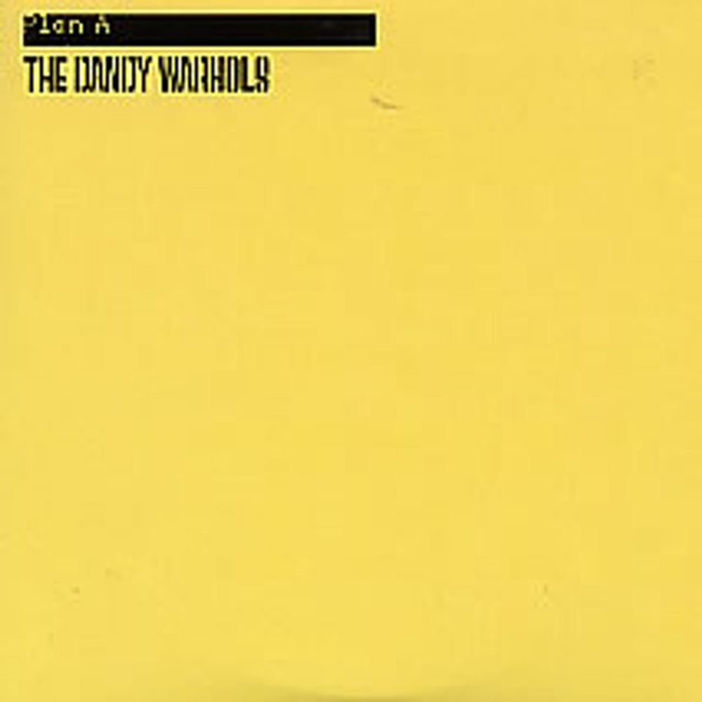 The Dandy Warhols Plan A UK Promo CD single (CD5 / 5") CDCLDJ851