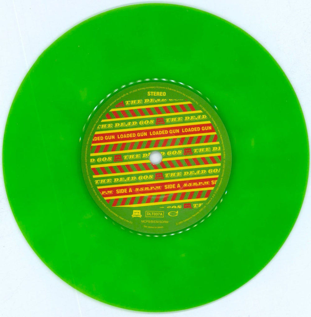 The Dead 60's Loaded Gun - Green Vinyl UK 7" vinyl single (7 inch record / 45) T6D07LO326271