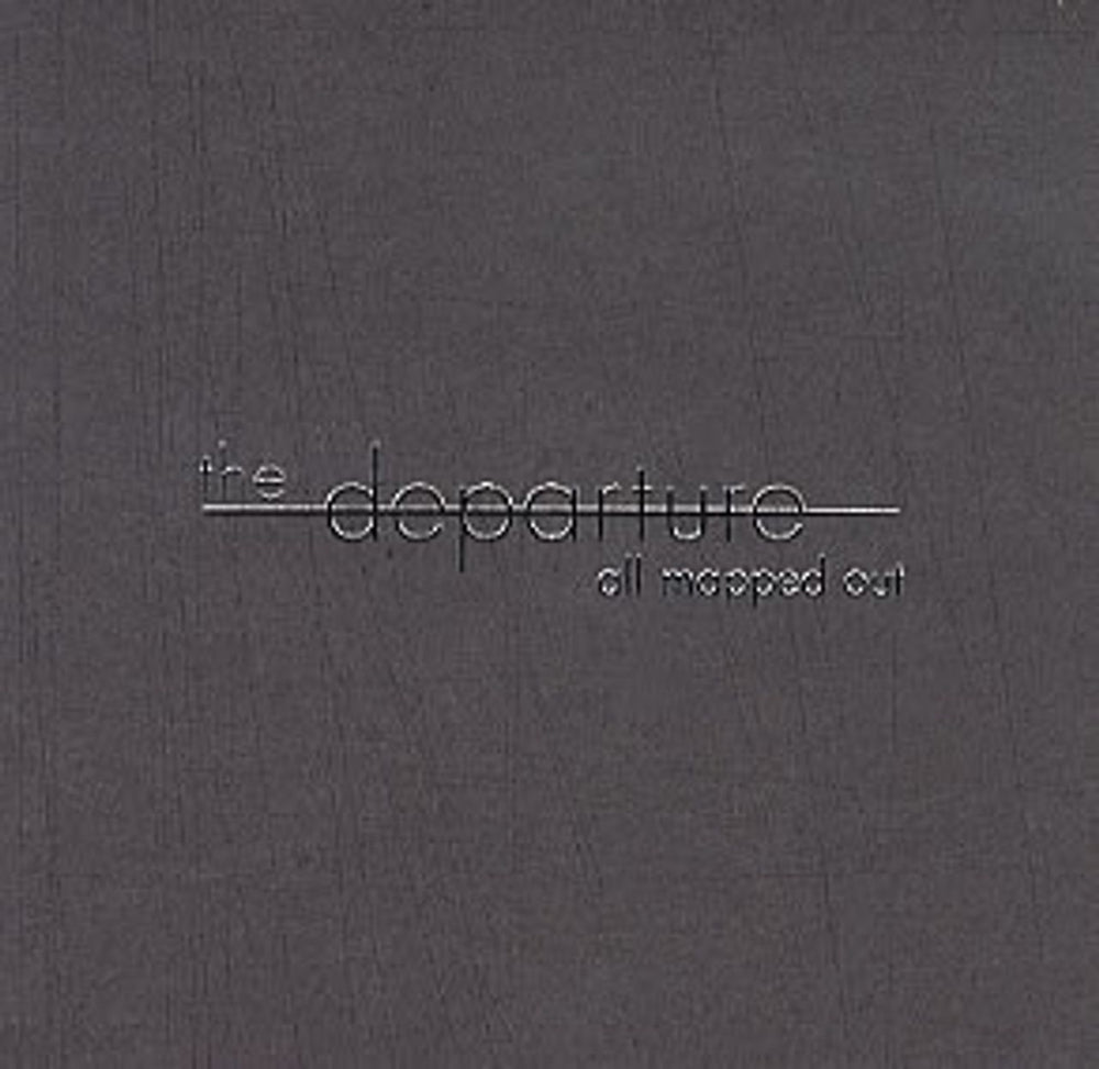 The Departure All Mapped Out UK CD single (CD5 / 5") CDR6642