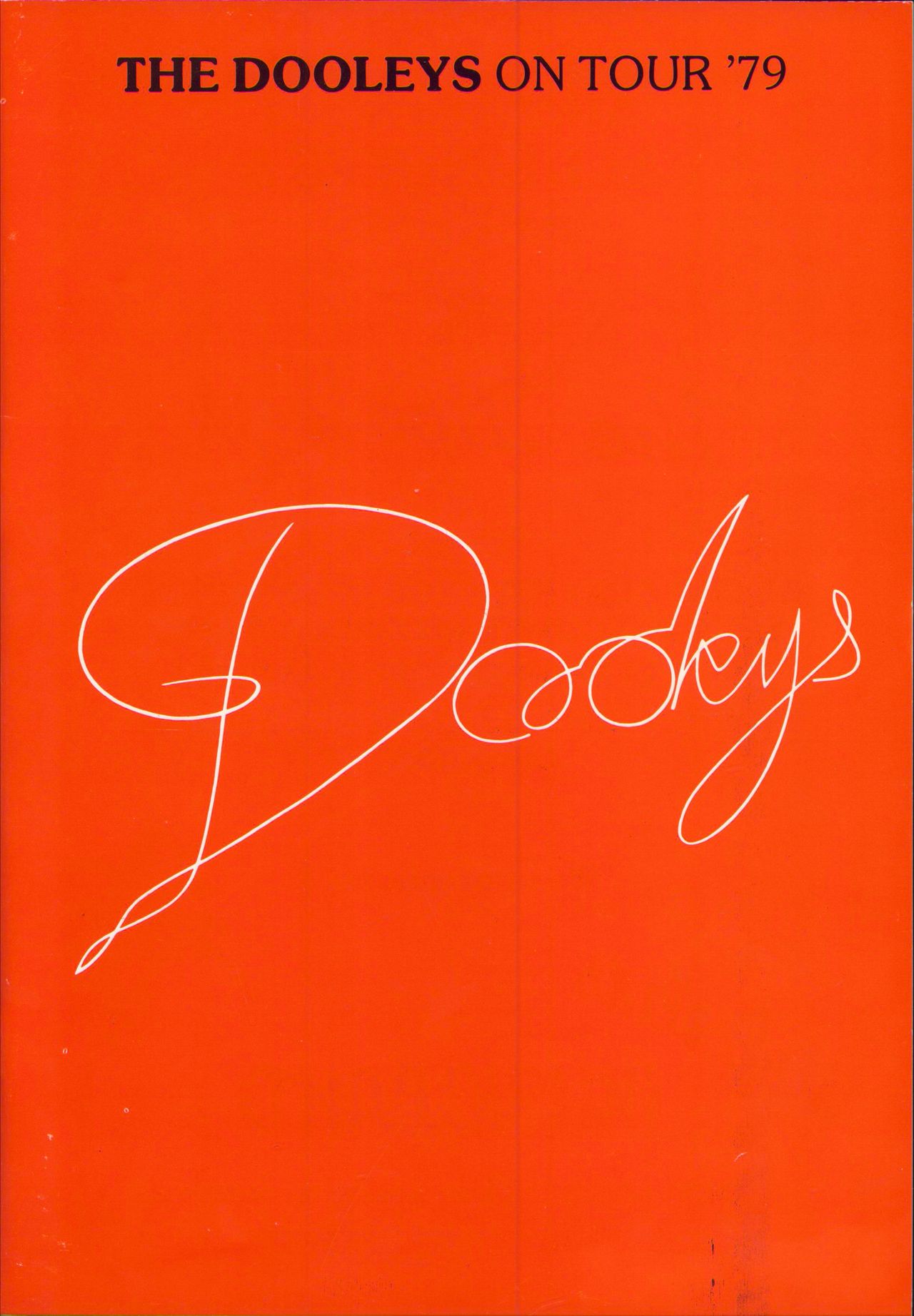 The Dooleys The Dooleys In Tour '79 - Autographed UK tour programme TOUR PROGRAMME
