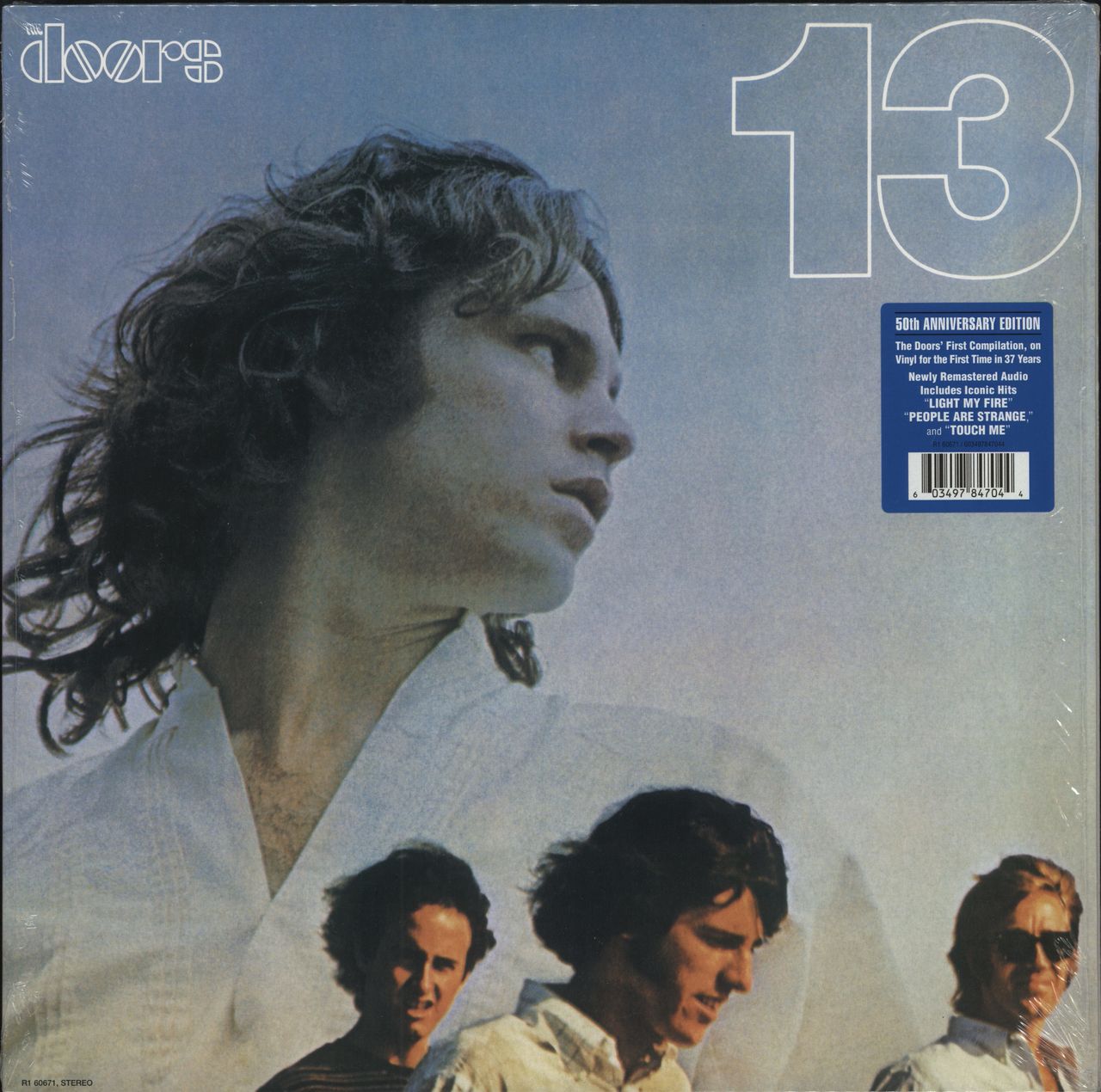 The Doors 13 [Thirteen]: 50th Anniversary - Remastered UK vinyl LP album (LP record) 603497847044