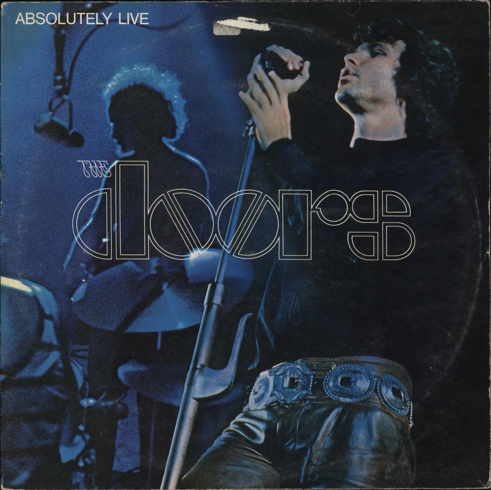 The Doors Absolutely Live - 1st - VG UK 2-LP vinyl record set (Double LP Album)