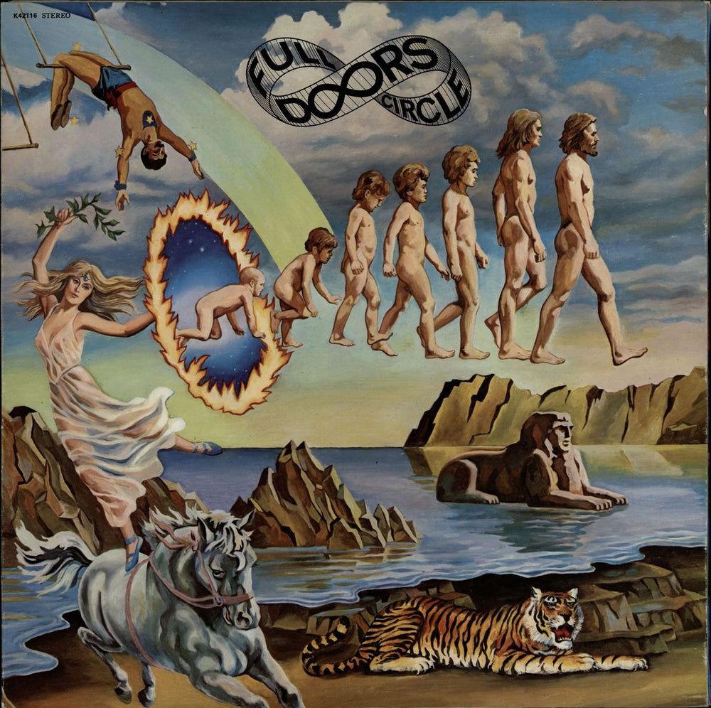 The Doors Full Circle - EX UK vinyl LP album (LP record) K42116