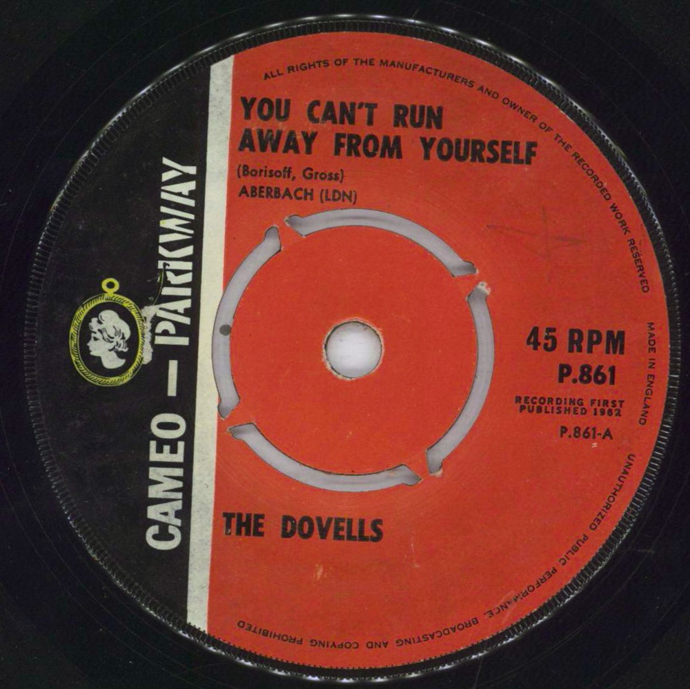 The Dovells You Can't Run Away From Yourself UK 7" vinyl single (7 inch record / 45) P.861