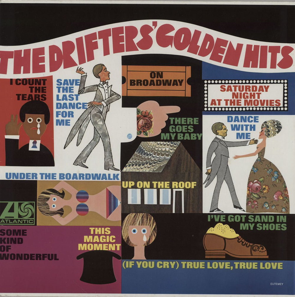 The Drifters Golden Hits German vinyl LP album (LP record) K40018