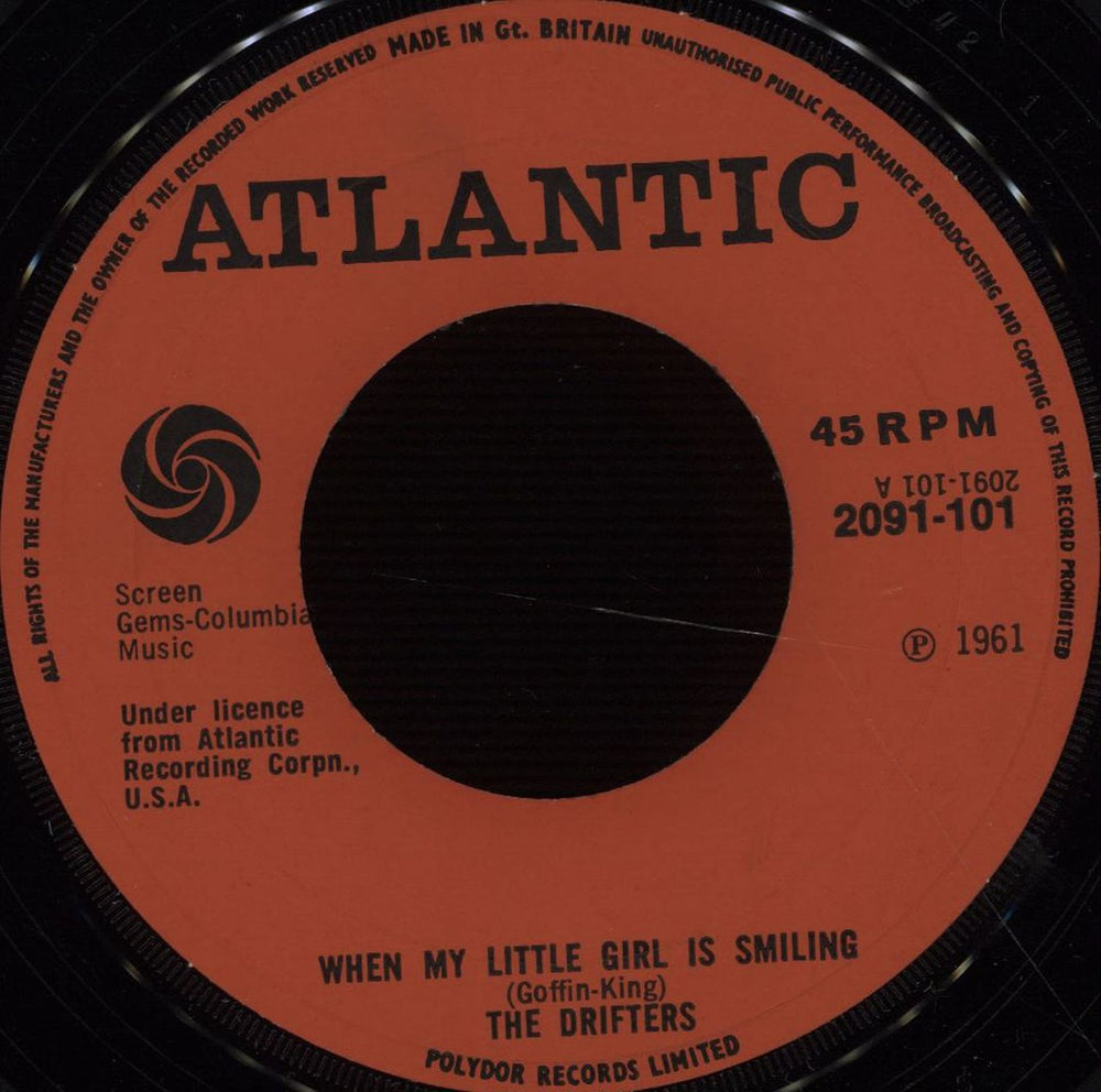 The Drifters When My Little Girl Is Smiling UK 7" vinyl single (7 inch record / 45) 2091101