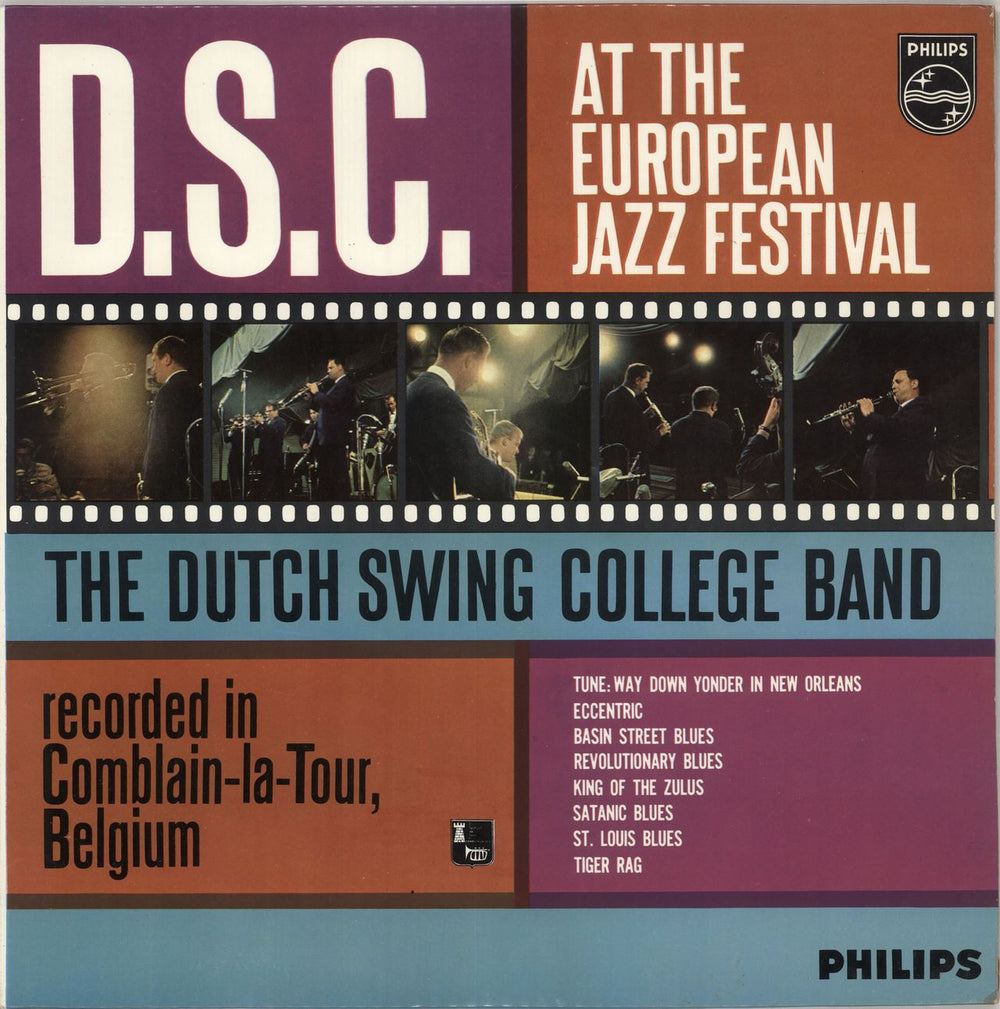 The Dutch Swing College Band D.S.C At The European Jazz Festival Dutch vinyl LP album (LP record) BL7579