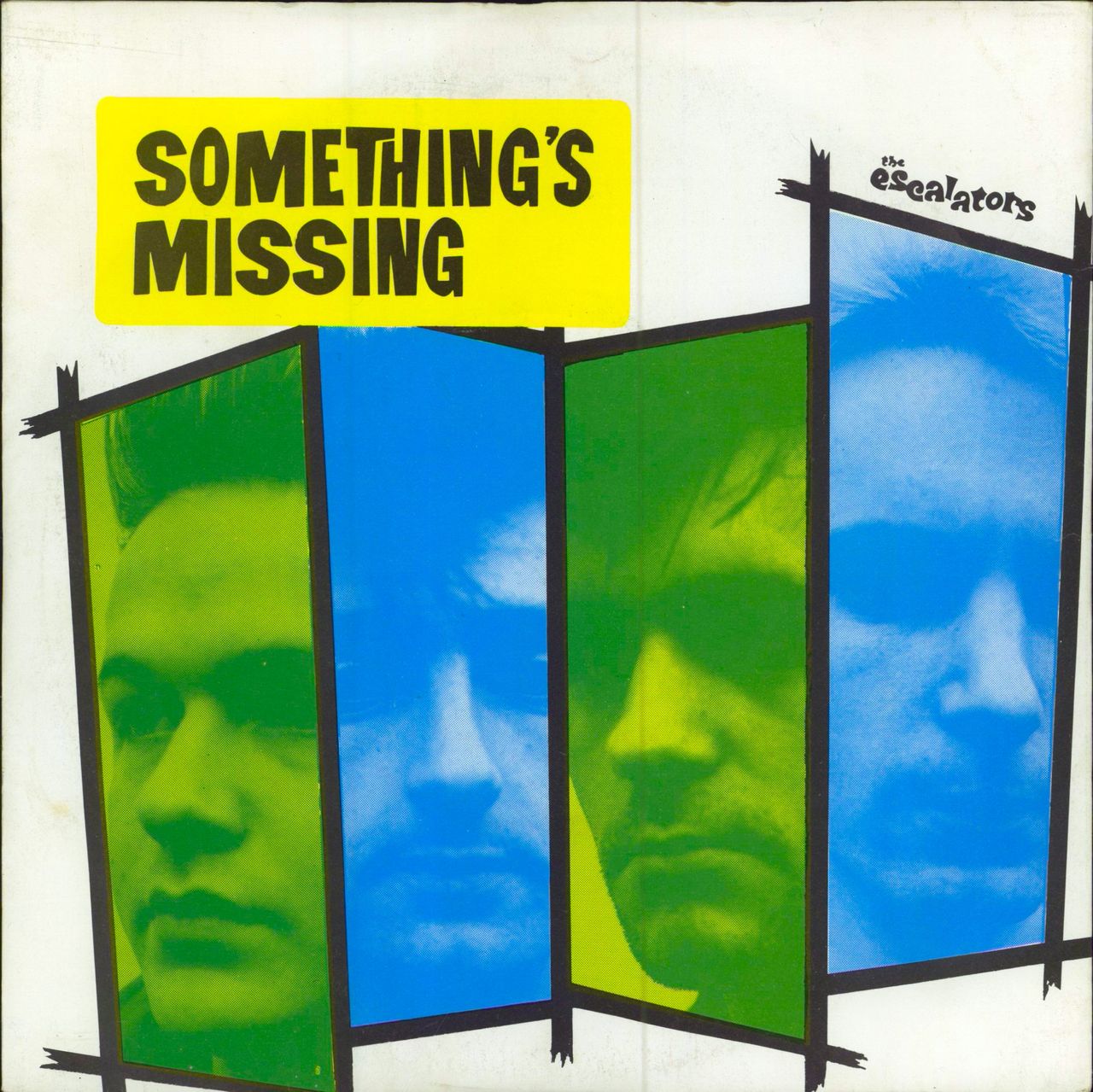 The Escalators Something's Missing UK 7" vinyl single (7 inch record / 45) NS86
