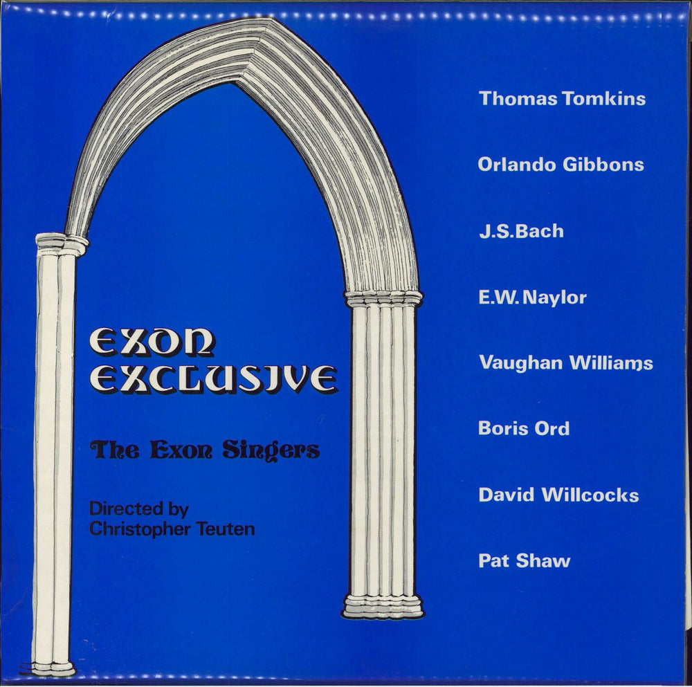 The Exon Singers Exon Exclusive (Blue) UK vinyl LP album (LP record) EAS10