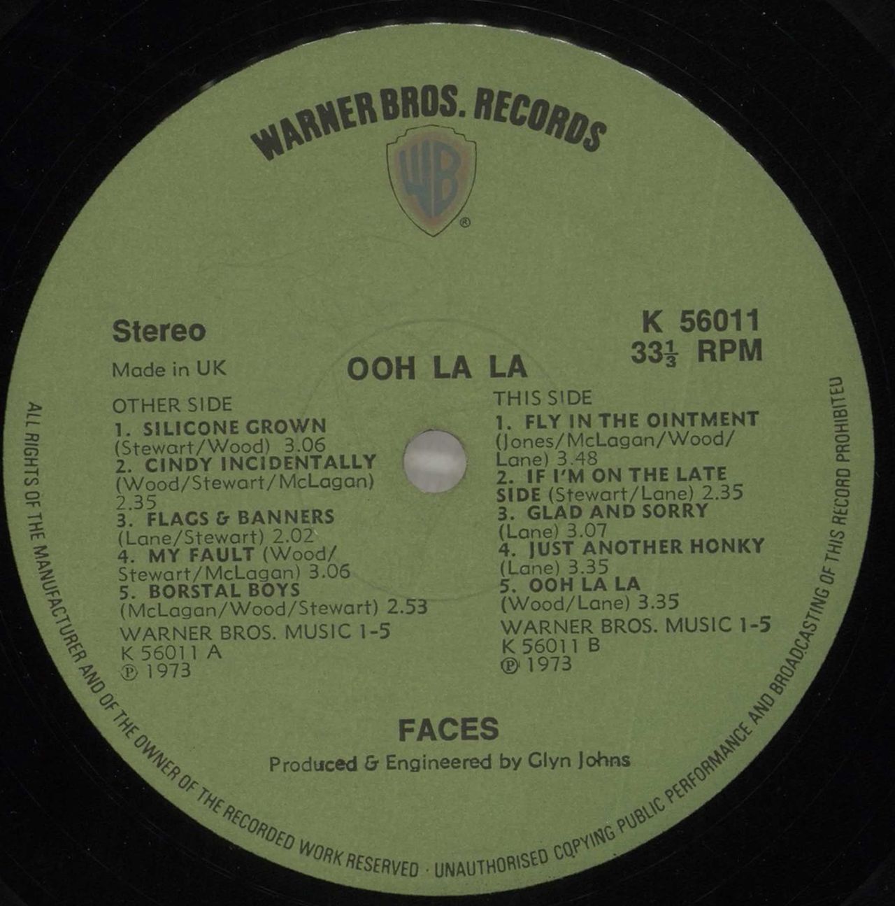 The Faces Ooh La La - 1st + Poster - VG UK Vinyl LP — RareVinyl.com