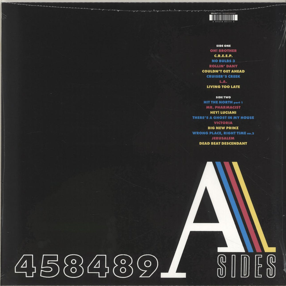 The Fall 458489 A Sides - White Vinyl + Sealed UK vinyl LP album (LP record) 607618011116