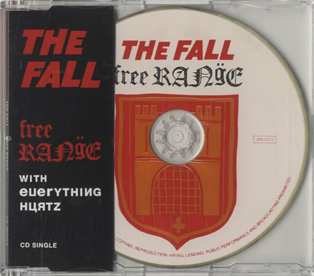 The Fall Free Range UK CD single (CD5 / 5") SINCD8