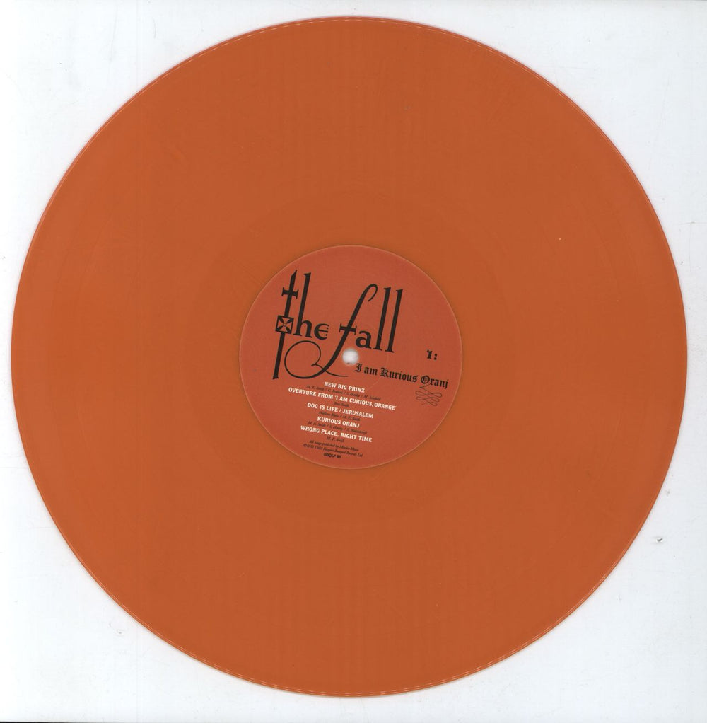 The Fall I Am Kurious Oranj - Orange Vinyl + Shrink UK vinyl LP album (LP record) 607618009618