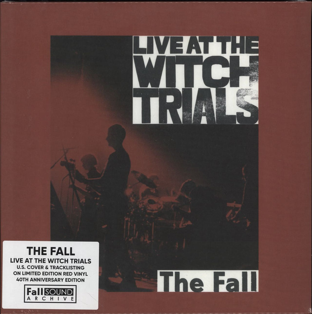 The Fall Live At The Witch Trials - US Version - Red Vinyl - Sealed UK vinyl LP album (LP record) BRED752