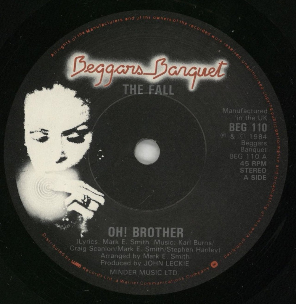 The Fall Oh! Brother UK 7" vinyl single (7 inch record / 45) FLL07OH182453