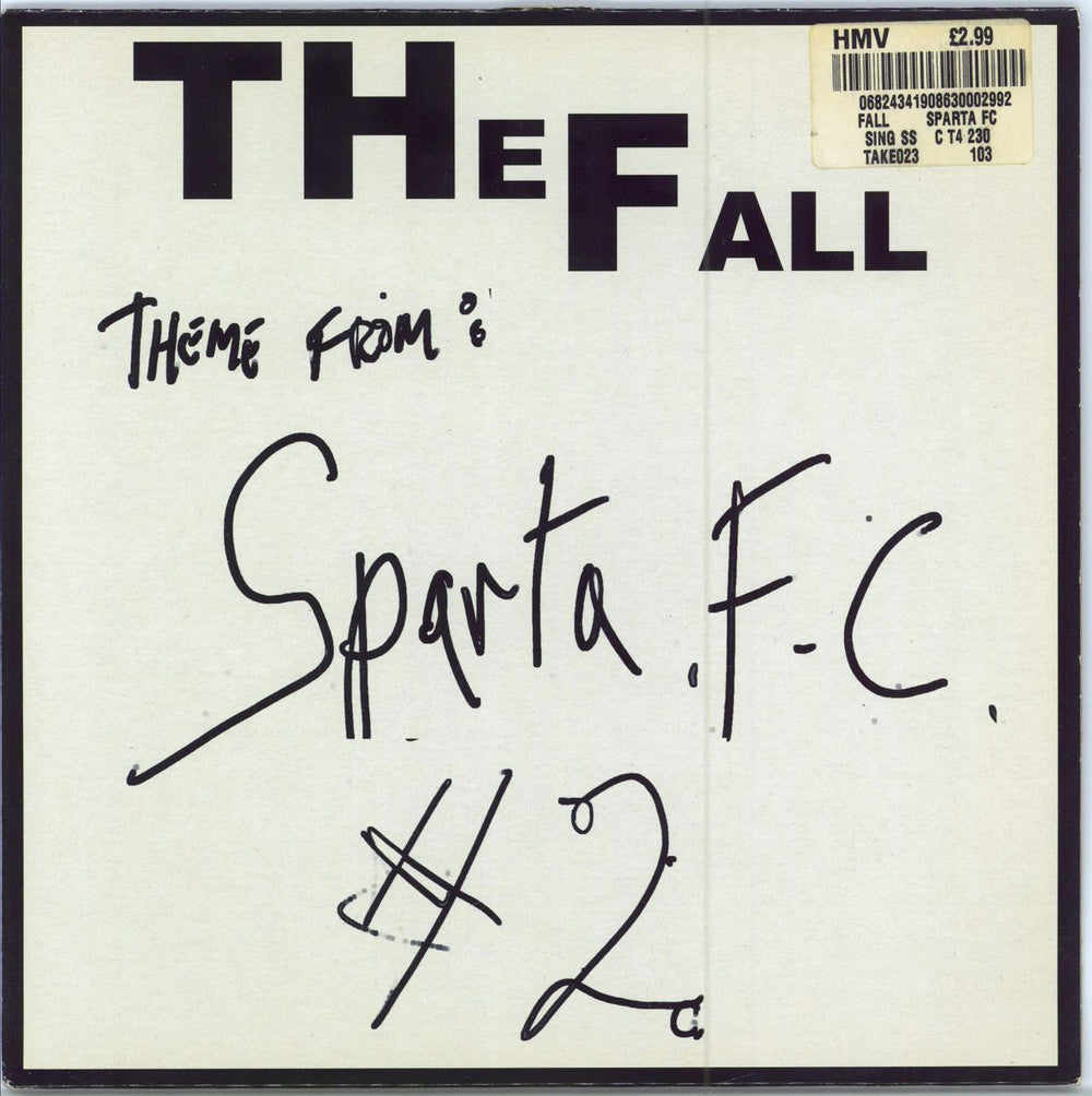 The Fall Theme From: Sparta F.C #2 UK 7" vinyl single (7 inch record / 45) TAKE23