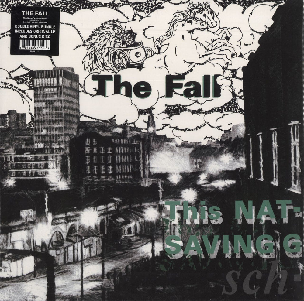 The Fall This Nation's Saving Grace / Schtick: Yarbles Revisited + PVC Sleeve - EX UK 2-LP vinyl record set (Double LP Album) BBQLP2137