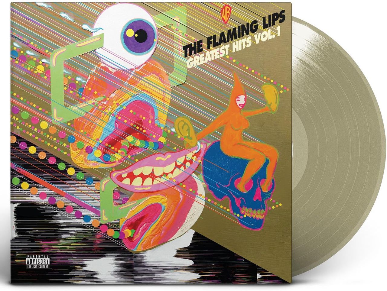 The Flaming Lips Greatest Hits Vol. 1 - Gold Vinyl - Sealed UK vinyl LP album (LP record) 093624857143
